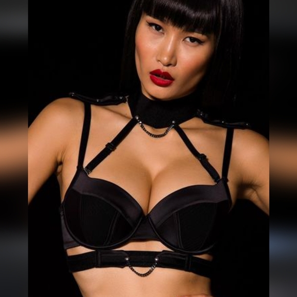 Honey Birdette Other - Honey Birdette Black Harness Bra